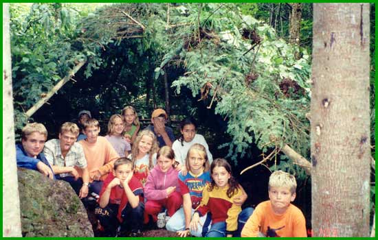 A house in the forest built by children in 2003